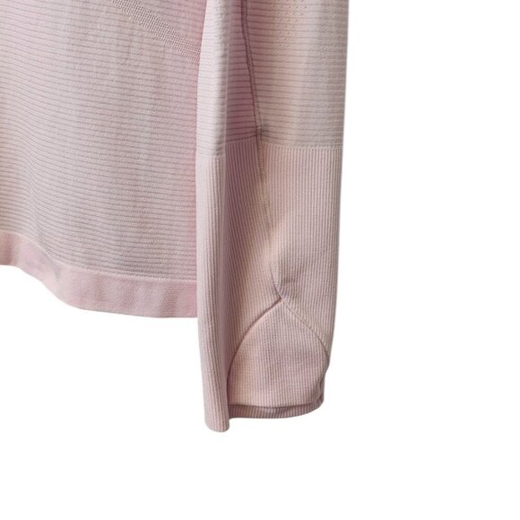 Lululemon Womens Swiftly Tech Long Sleeve 2.0 Pink, Thumbholes, Light, Size 14 - Picture 2 of 9